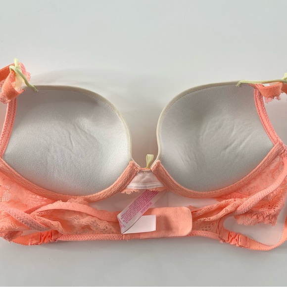 Victoria’s Secret Dream Angels Lace Sequin Push Up Underwire Bra 32A - Picture 5 of 7